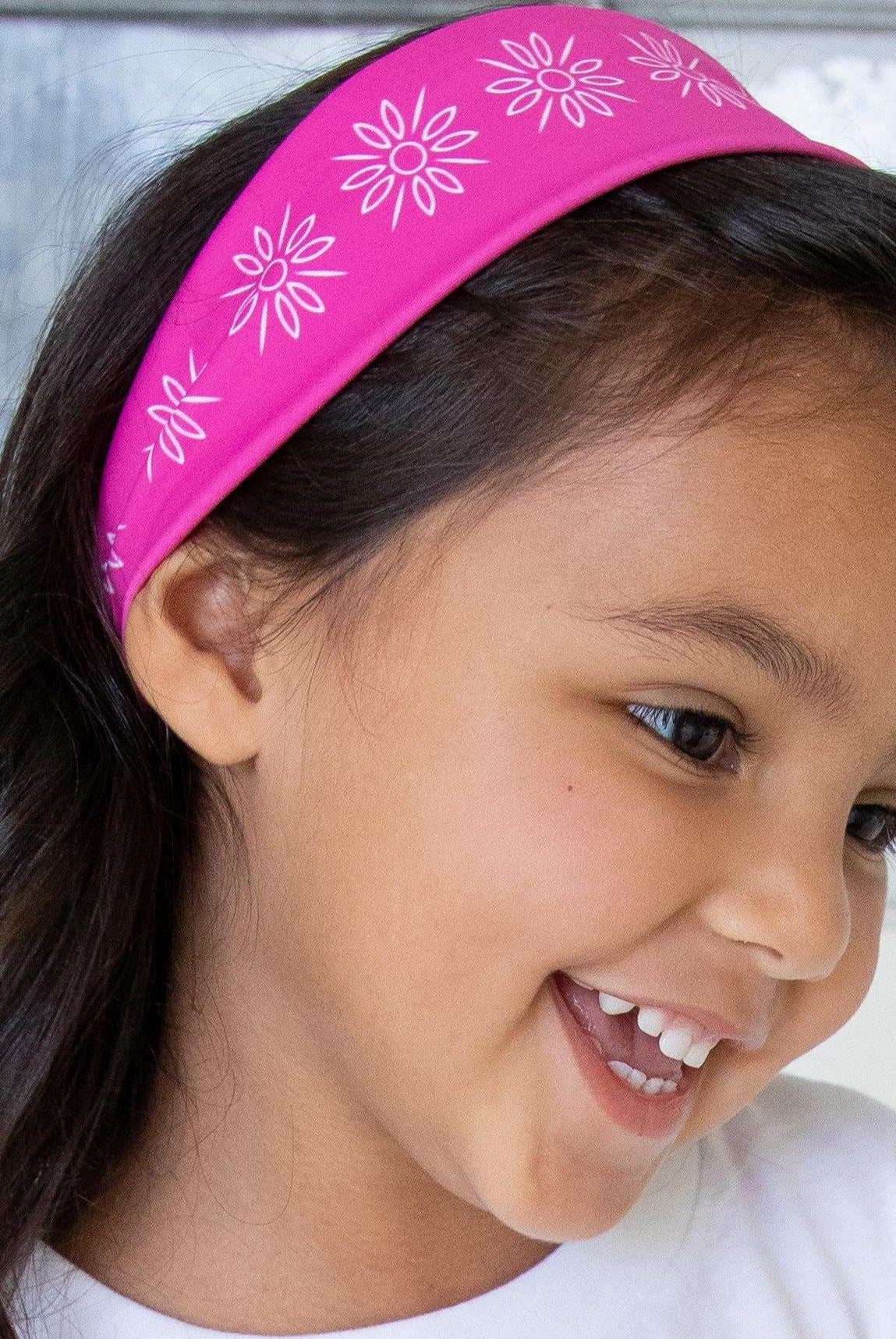 Bellybunny-Headband-Pink with Sun Icon