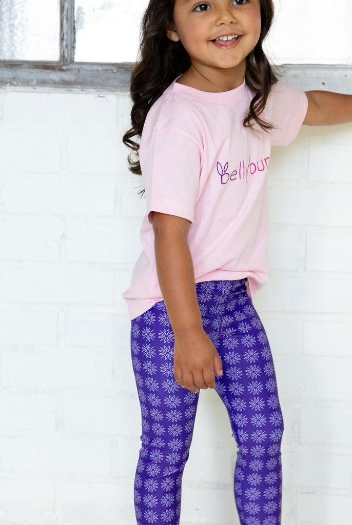 Bellybunny Baby & Toddler-Toddler Jersey T-Shirt-pink-with-Rainbow-Logo