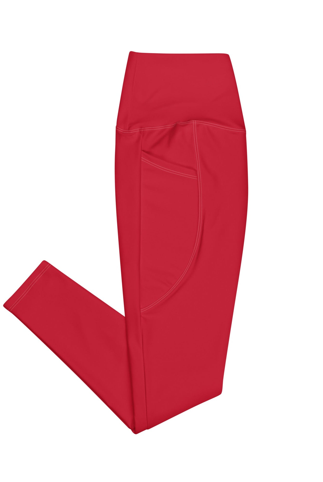 Bellybunny-Women's Classic Leggings-Red with White Logo