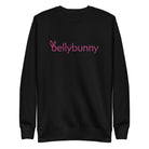 Bellybunny Sweatshirt  black with pink logo
