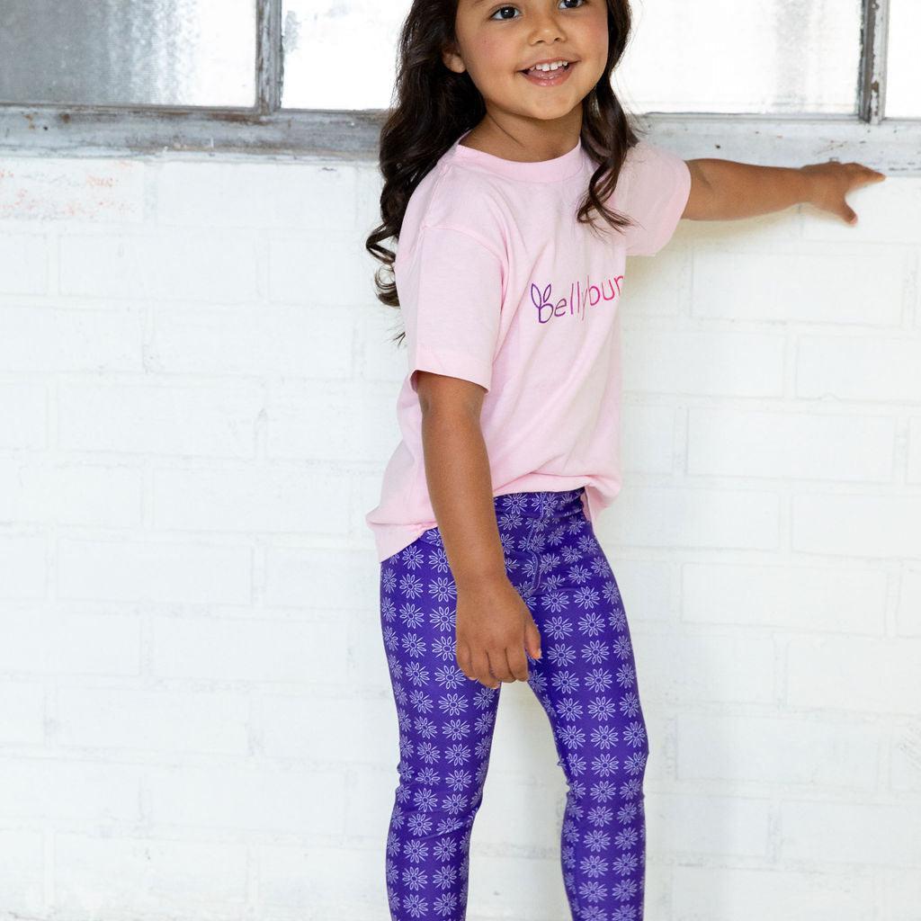 Bellybunny Baby & Toddler-Toddler Jersey T-Shirt-pink-with-Rainbow-Logo