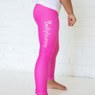 Bellybunny-Toddler Leggings-Pink with White Logo