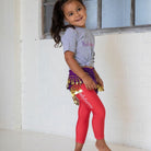 Bellybunny-Toddler Leggings-Red with White Logo