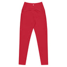 Bellybunny-Women's Classic Leggings-Red with White Logo