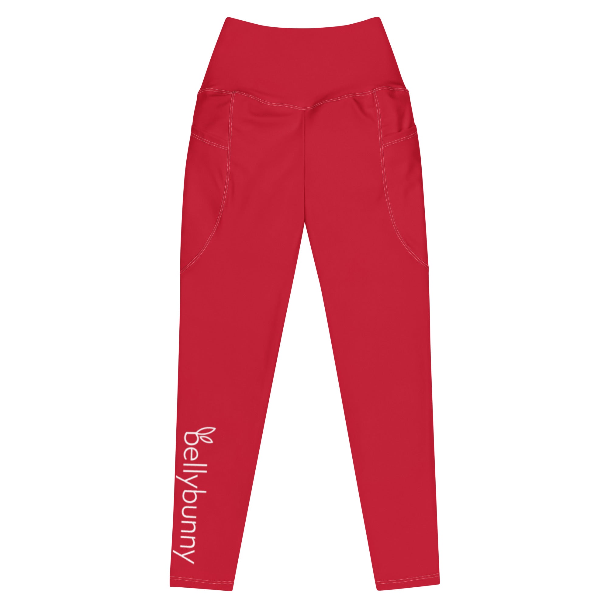 Leggings - Leggings Women\'s - Classic Red Activewear | Bellybunny &