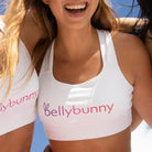 Bellybunny Longline Sports Bra with Rainbow Logo