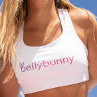 Bellybunny Longline Sports Bra with Rainbow Logo