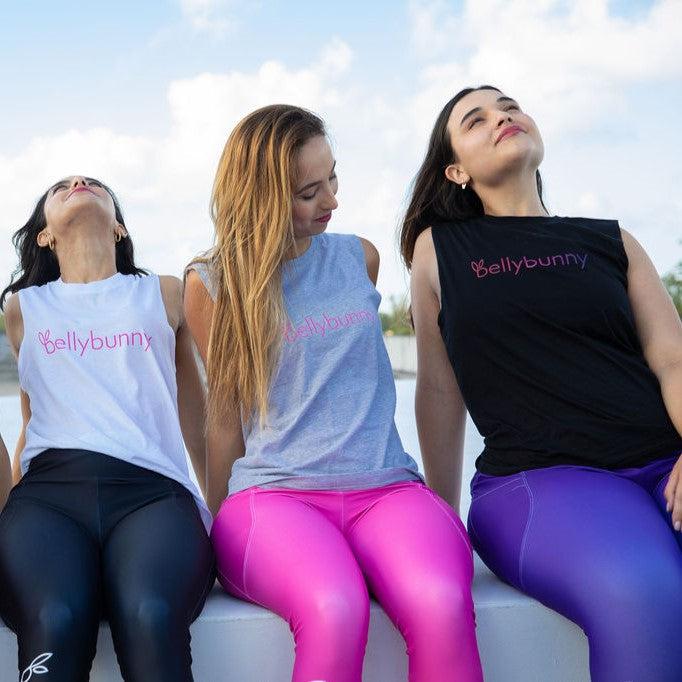 Women's Muscle T-Shirt - Activewear & Leggings | Bellybunny