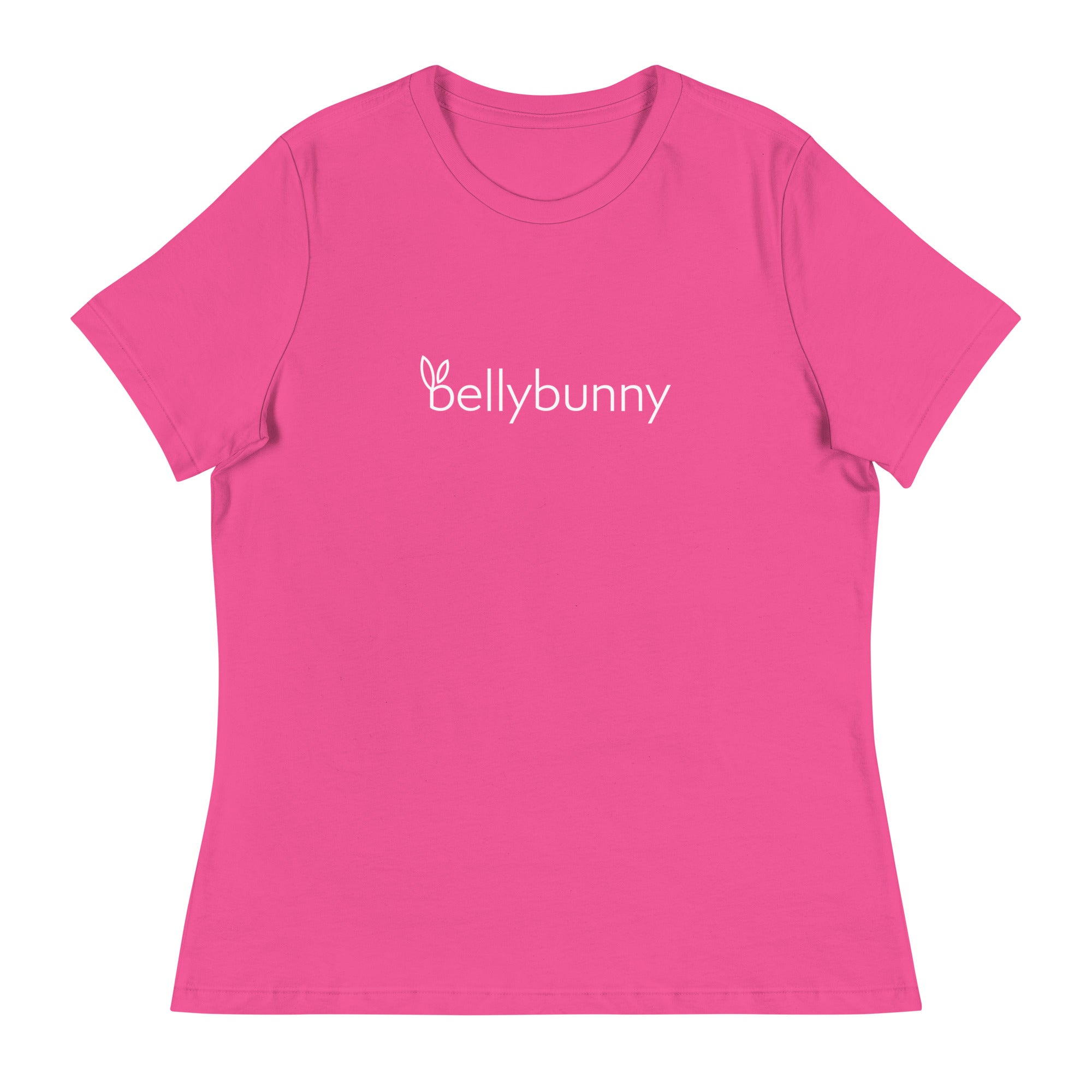 Bellybunny Pink T-Shirt with WHite Logo