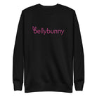 Bellybunny Sweatshirt  black with pink logo