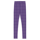 Bellybunny-Youth Leggings-purple with sun pattern