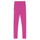 Bellybunny-Youth Leggings-pink with white logo