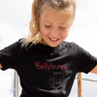 Bellybunny-Youth Short Sleeve T-Shirt-black-with red logo