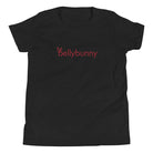 Bellybunny-Youth Short Sleeve T-Shirt-Black-with red logo