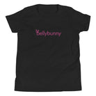 Bellybunny-Youth Short Sleeve T-Shirt-Black-with pink logo