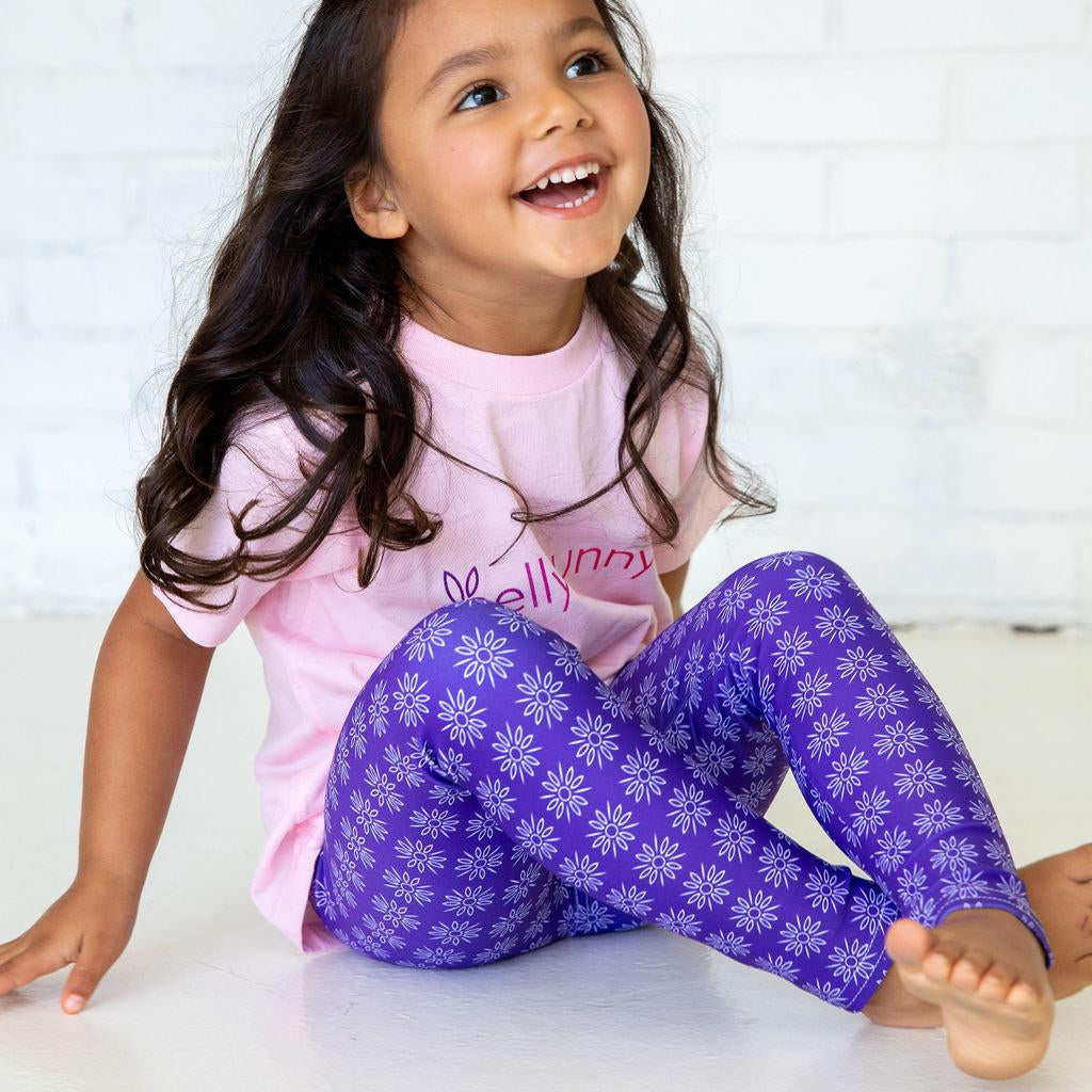 Bellybunny activewear for kids and young adults, including leggings, t-shirts and headbands.